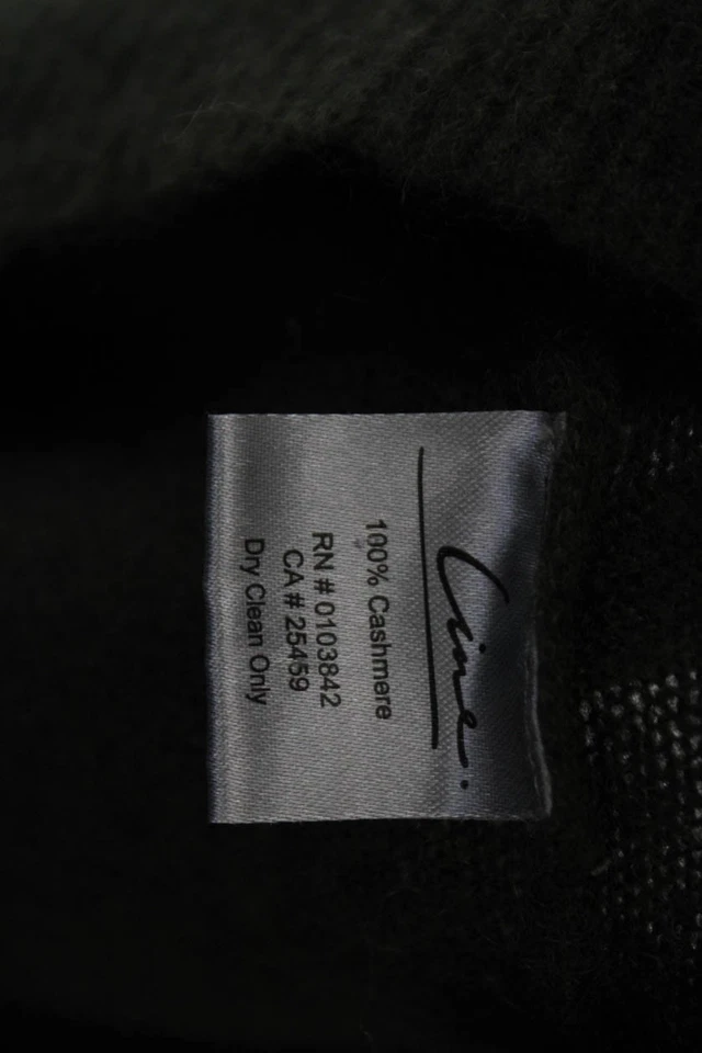 Suéter Line Mujer Manga Larga Cuello Redondo Cachemira Verde Talla Extra Pequeña Foto 4 de 4