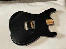 1980's Japan Kramer Focus 1000 Black Guitar Body Floyd Ready