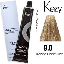 Hair Color 9.0 Kezy Involve Color Very Light Blonde Permanent Dye 100ml