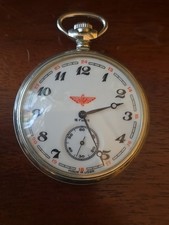 Antique Pocket Watch Gent's USSR Soviet Russian Railway by Molnija