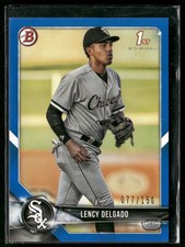 Lency Delgado 2018 Bowman Draft #BD-37 Blue #/150 Chicago White Sox
