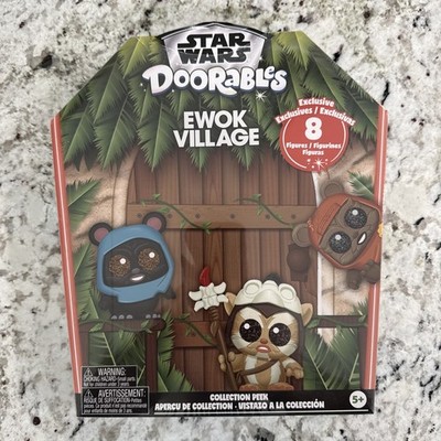STAR WARS Doorables Ewok Village Collector Peek 8 Mini Figures Set Ages 5+