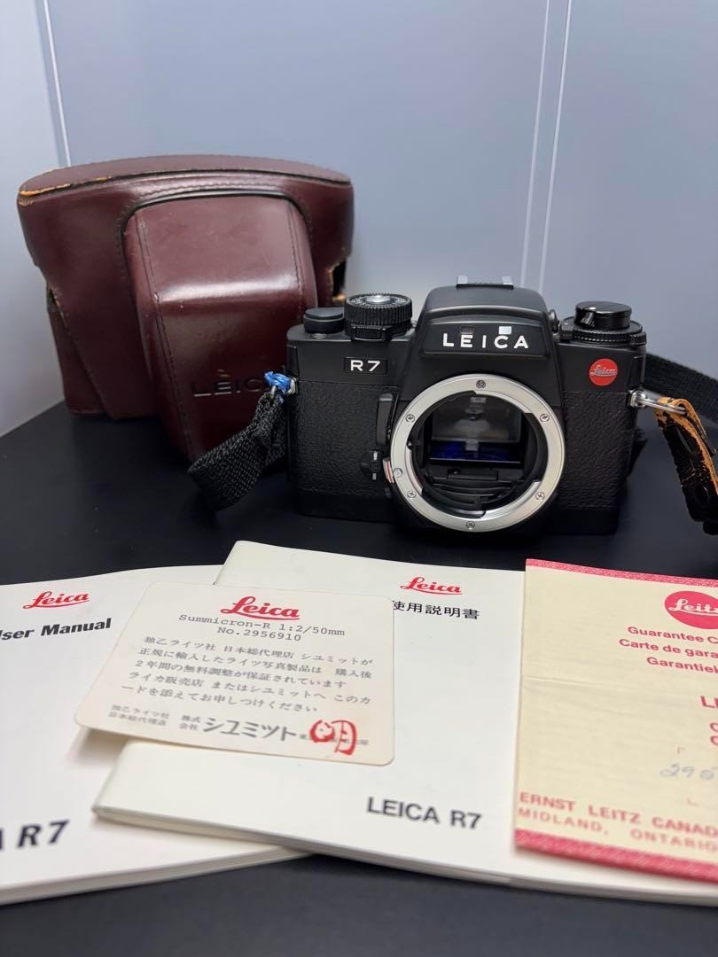 Leica R7 Black SLR 35mm Film Camera Body  from JAPAN