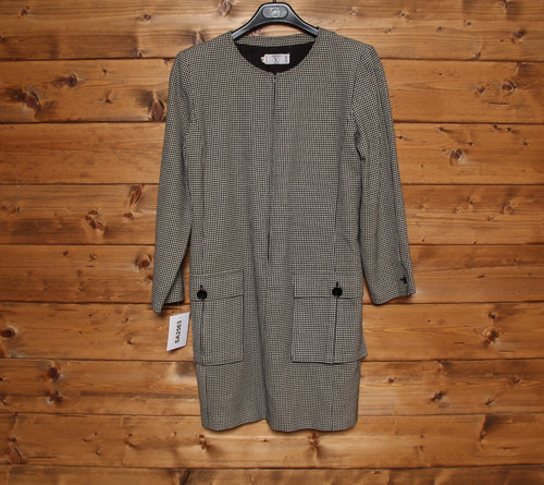 Valentino Boutique / Miss V, Kleid VALENTINO MISS V Gr. 40 gebraucht (Sa2563) grau Vintage Damen Winter