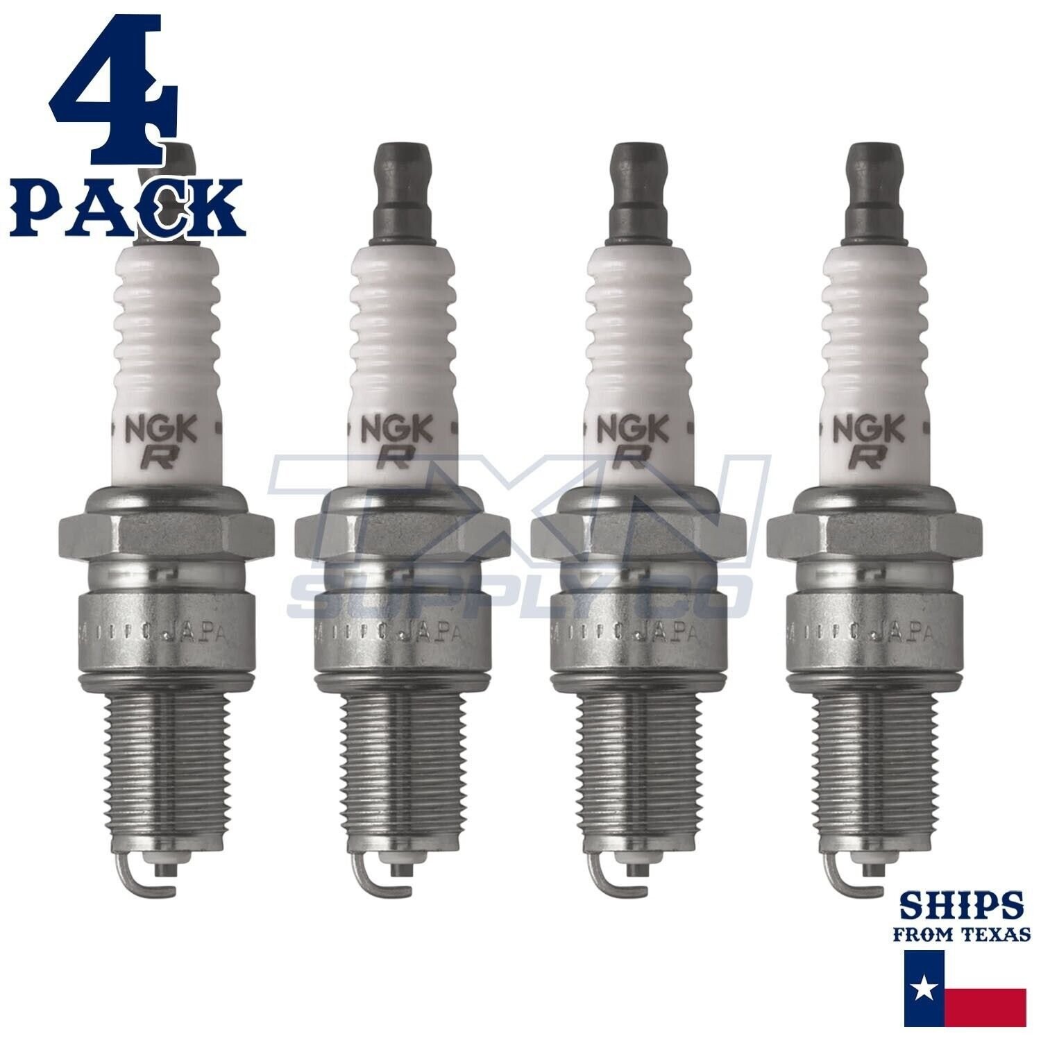 4 Pack NGK Standard Spark Plugs 1986-1987 for Mazda B2000 L4-2.0L