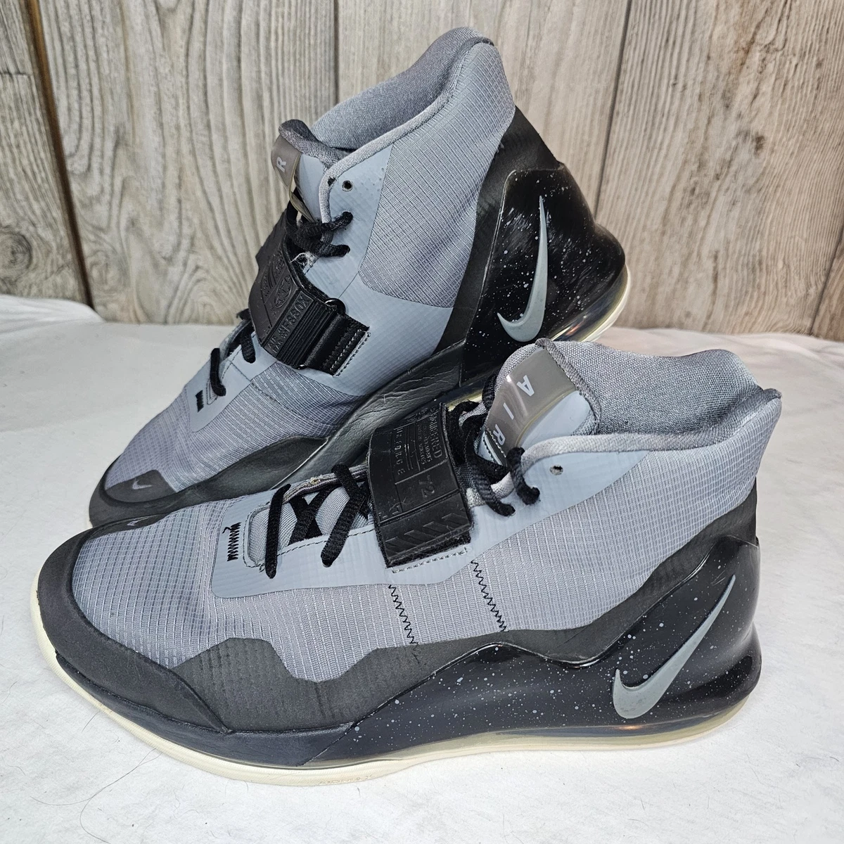Nike Air Force Engineered Air Max Cool Grey High Top Sneakers Size 12 Amazon.com | Nike Mens Air Force 1 Mid QS DH5622 001 Jewel  main image 2