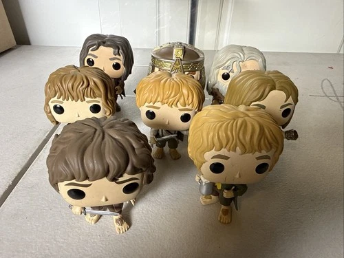 Funko Pop Lord of the Rings: Fellowship Set – All 8 Figures Collection