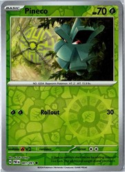 Pineco 001/091 Paldean Fates Reverse Holo