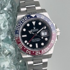 2024 Rolex GMT-Master II Pepsi Oyster Bracelet Complete Set 126710BLRO