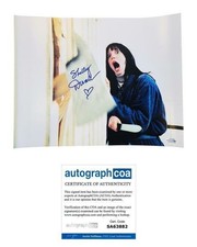 Shelley Duvall Signed The Shining Here's Johnny Axe 11x14 Photo ACOA