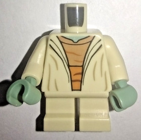 LEGO Star Wars Clone Wars Yoda Minifigure Pieces - NO HEAD -  sw0446