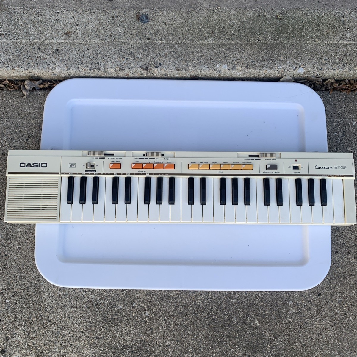 VTG Casio MT-35 Casiotone Electronic Keyboard Synthesizer Japan