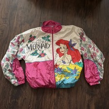 Vintage The Little Mermaid Baby Jacket 90s Disney Size 7-8