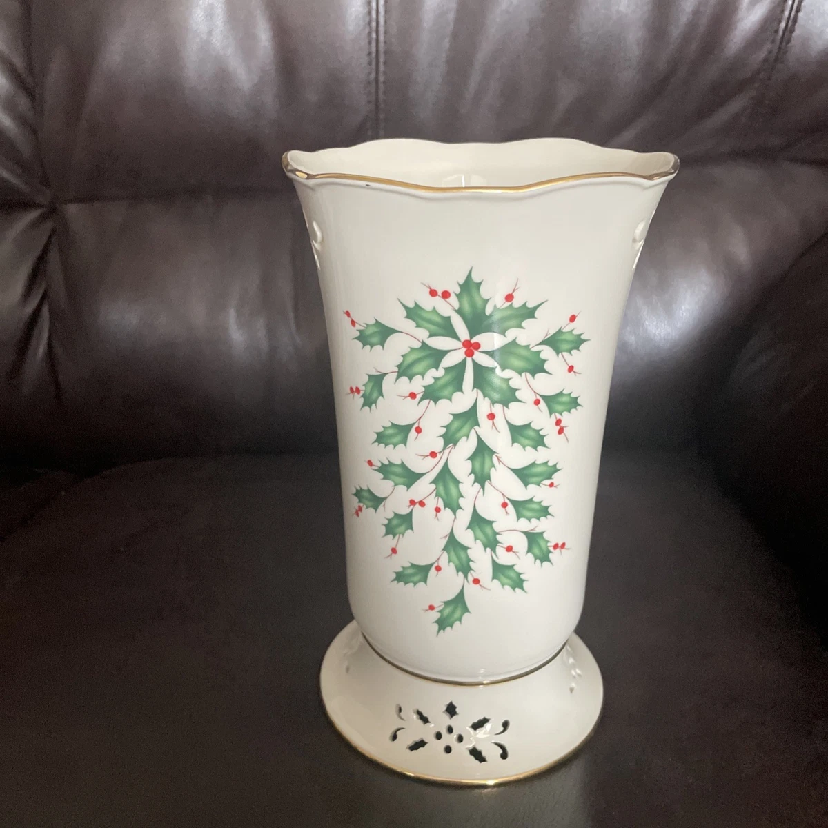 Lenox Christmas Vase In Lenox Vases for sale | eBay