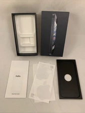 Apple iPhone 5 Black 16GB Box Only w/ Stickers great condition! Empty Box