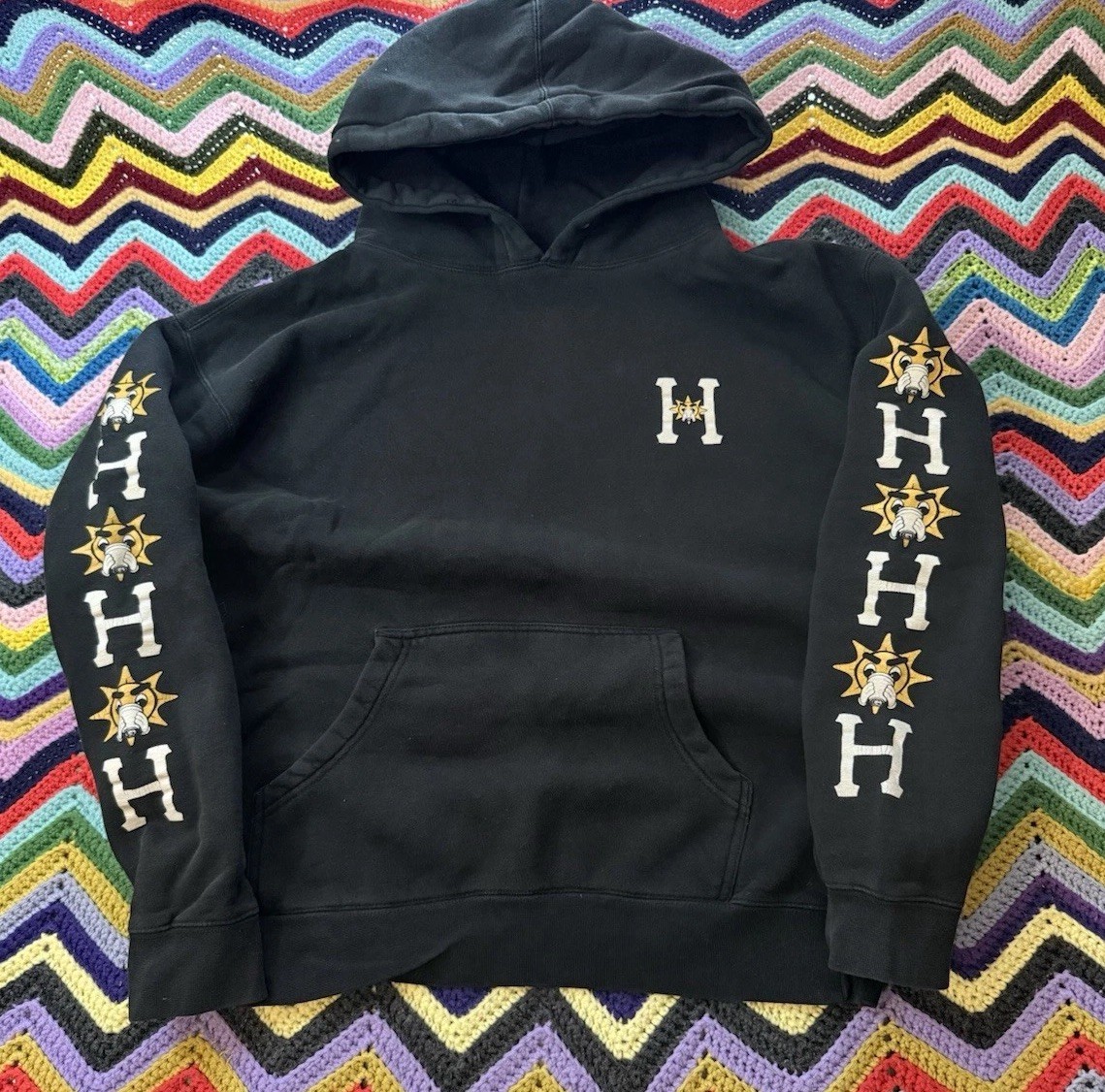 2015 HUF x GloGang Chief Keef Hoodie Size M GloMan | eBay