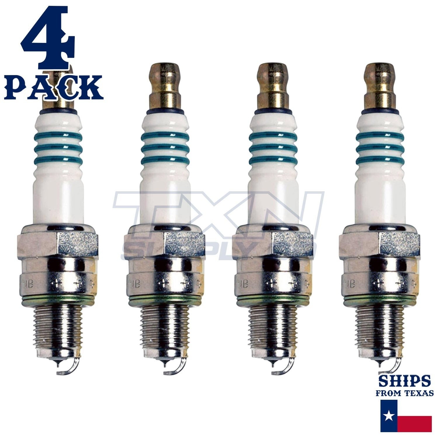 4 Pack Denso 5384 Iridium Power Spark Plugs IUF24