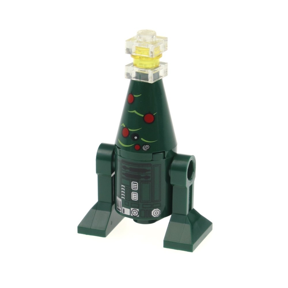 1x LEGO Minifigure Star Wars Droid Christmas Dark Green Balls Point sw0598