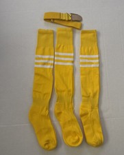 Youth Baseball or Softball Belt And 3 Pair Of Yellow Socks New