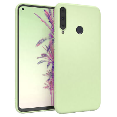 Für Huawei P40 Lite E Schutzhülle TPU Backcover Tasche Slim Etui Soft Matt Grün