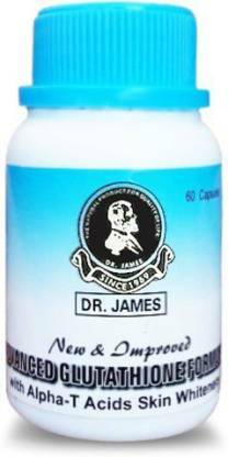 Dr. James Glutathione skin whitening pills (60 g) | eBay Australia