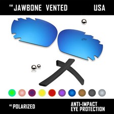 Anti Scratch Polarized Replacement Lenses Earsocks for-Oakley Jawbone Vented