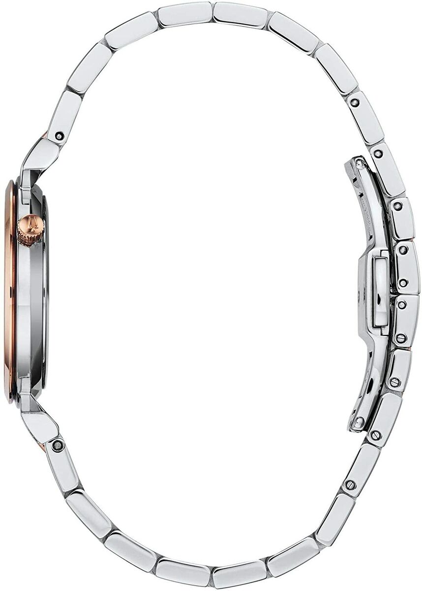 BULOVA ♦ 98P192 Regatta MOP Dial Watch 11 Diamonds Bulova 98P192 Regatta 11 Diamonds Two Tone White MOP Dial
