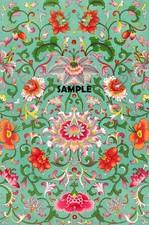 Blumen Muster Hintergrund VINTAGE Retro Travel Advert holiday posters print