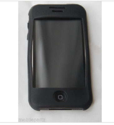Schwarz weiche Silikon Skin Case Hülle Cover für das Apple iPhone 3G 3GS Sekunden/bewertet