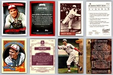 Dizzy Dean 4 Card Lot - St. Louis Cardinals / Browns / Chicago Cubs - HOF
