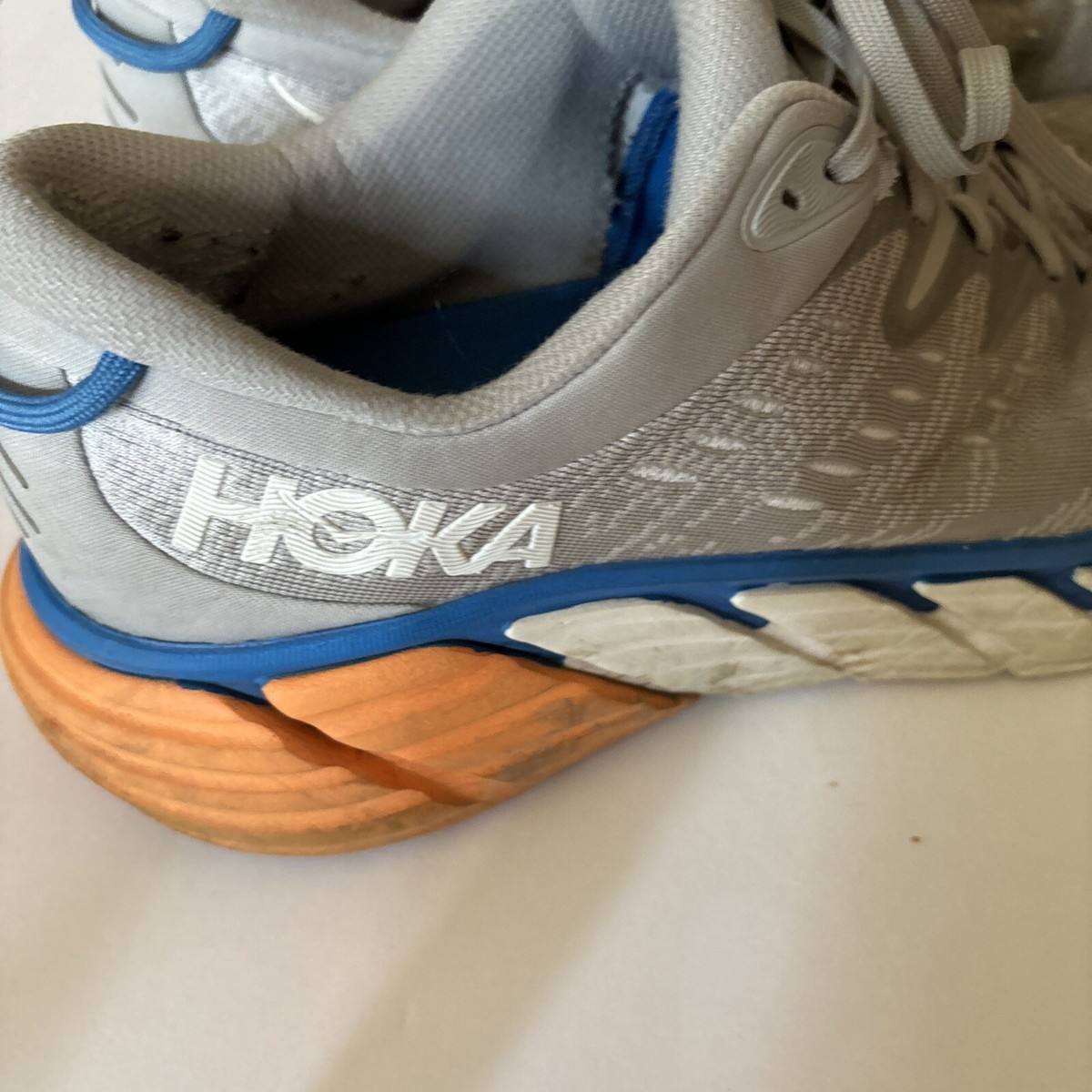 HOKA Gaviota 4 Running Shoes Harbor Mist Nimbus Cloud Blue Peach 12.5 HOKA M GAVIOTA 4 HARBOR MIST/NIMBUS CLOUD main image 4