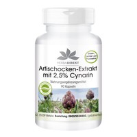 Artischocken-Extrakt 350 Mg - 90 Kapseln - 2,5 % Cynarin - Vegan | Herba Direkt