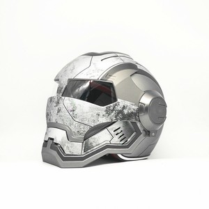 Masei-610-Iron-Man-Motorcycle-Helmet-Light-Matt-Gary-Half-Helmet-Open-Face