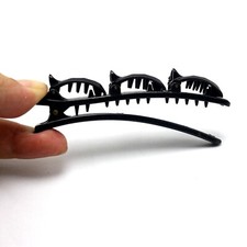 3 Pcs Black Plastic Twist Hair Clips Magic Hairstyle Hairpin Barrette Braid Tool
