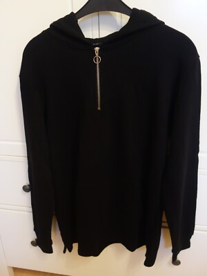 HOODIE GR.XL ** IN SCHWARZ ** FSBN ** SEHR GUT ERHALTEN **