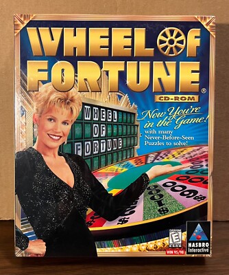 Wheel of Fortune - RARE BIG BOX - CD-ROM (PC Computer Game 1998) - NEW/SEALED