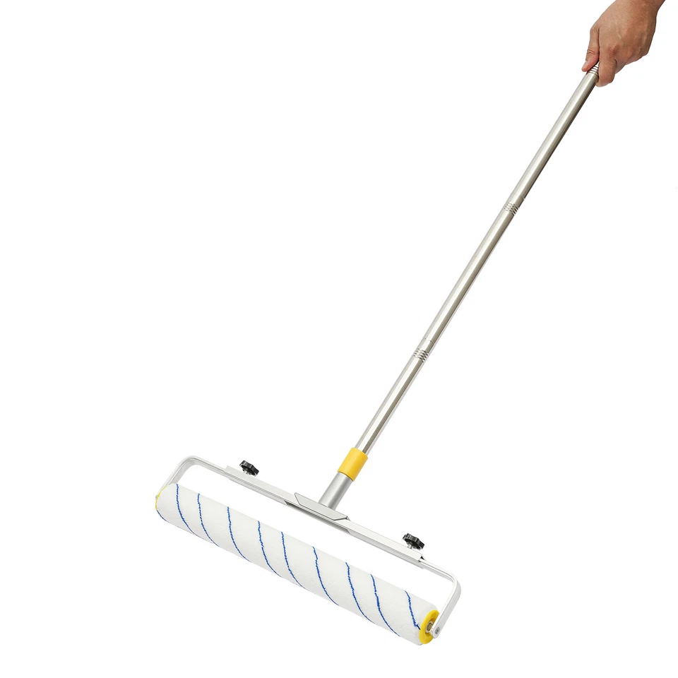 Large Paint Roller Adjustable Roller Frame Extension Poles 3 Roller Brushes Kit - Image 4 of 4