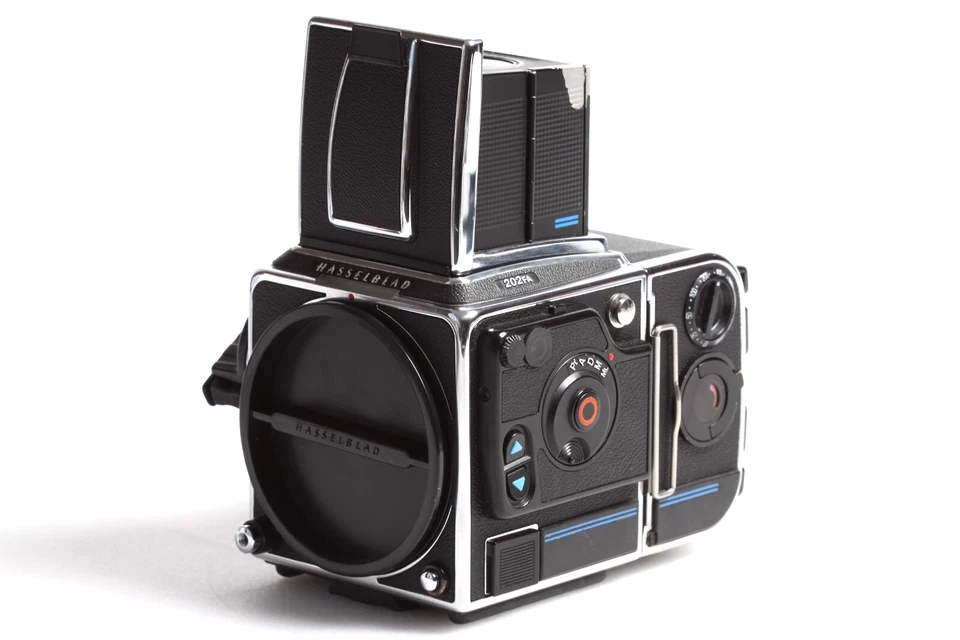 Hasselblad 202FA Gehäuse Body Chrom mit Lichtschachtsucher - Bild 2 von 4