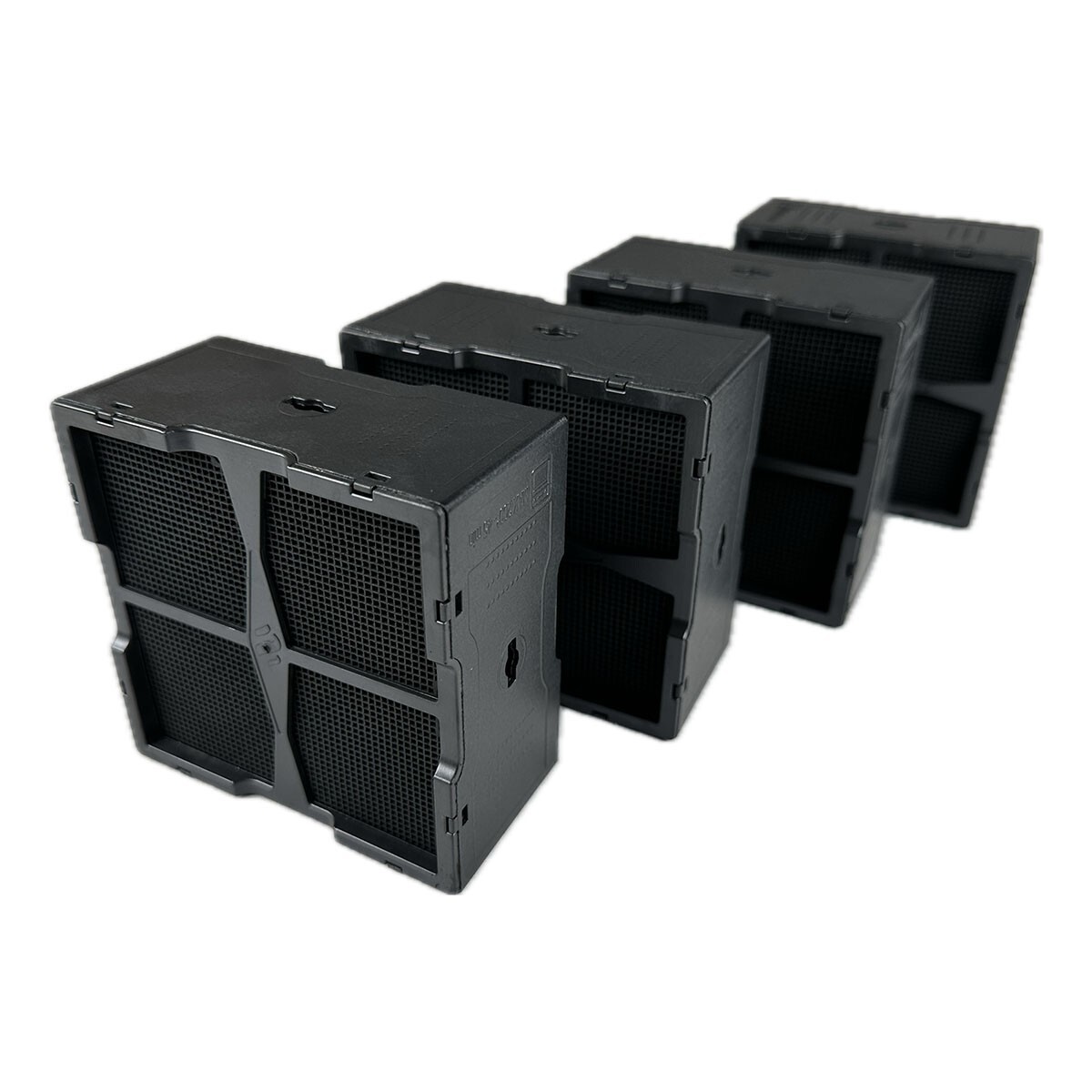Filtro de carbón activado regenerable AIR2GO como repuesto para AEG 4055499638 (4 unidades)