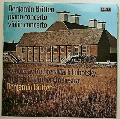 BENJAMIN BRITTEN KLAVIER & VIOLINE KONZERT RICHTER LUBOTSKY (DECCA SXL 6512)
