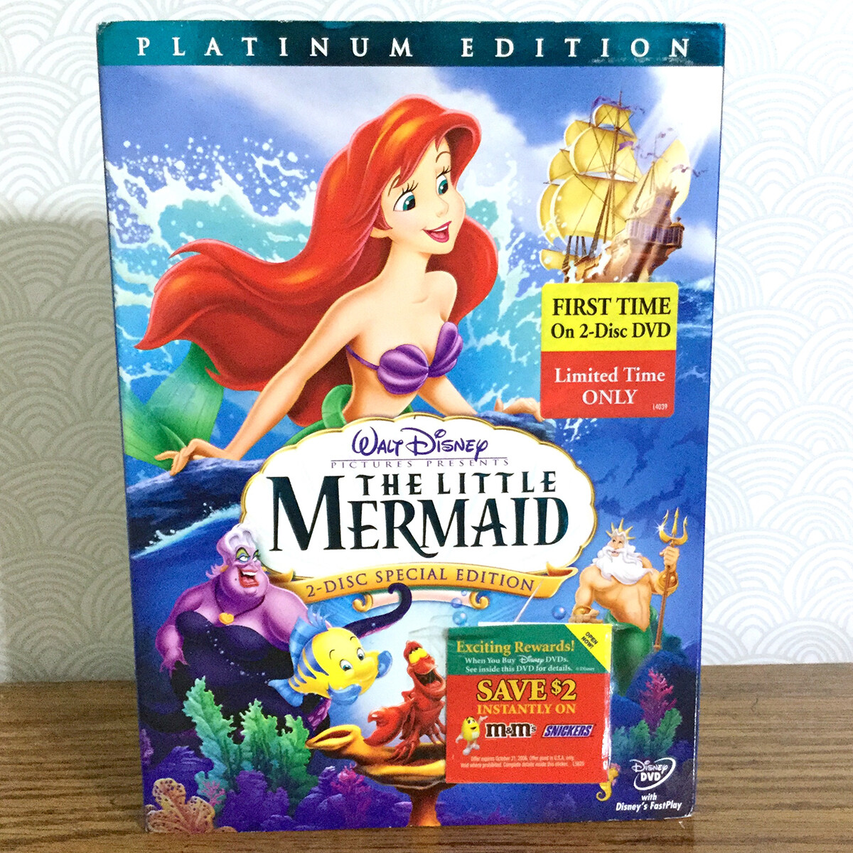 The Little Mermaid (DVD, 2006, 2-Disc Set, Platinum Edition