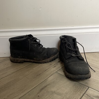 Black Timberland Boots Low Cut Size UK