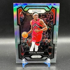 Pascal Siakam Silver Prizm 2023-24 Panini Prizm Toronto Raptors #30
