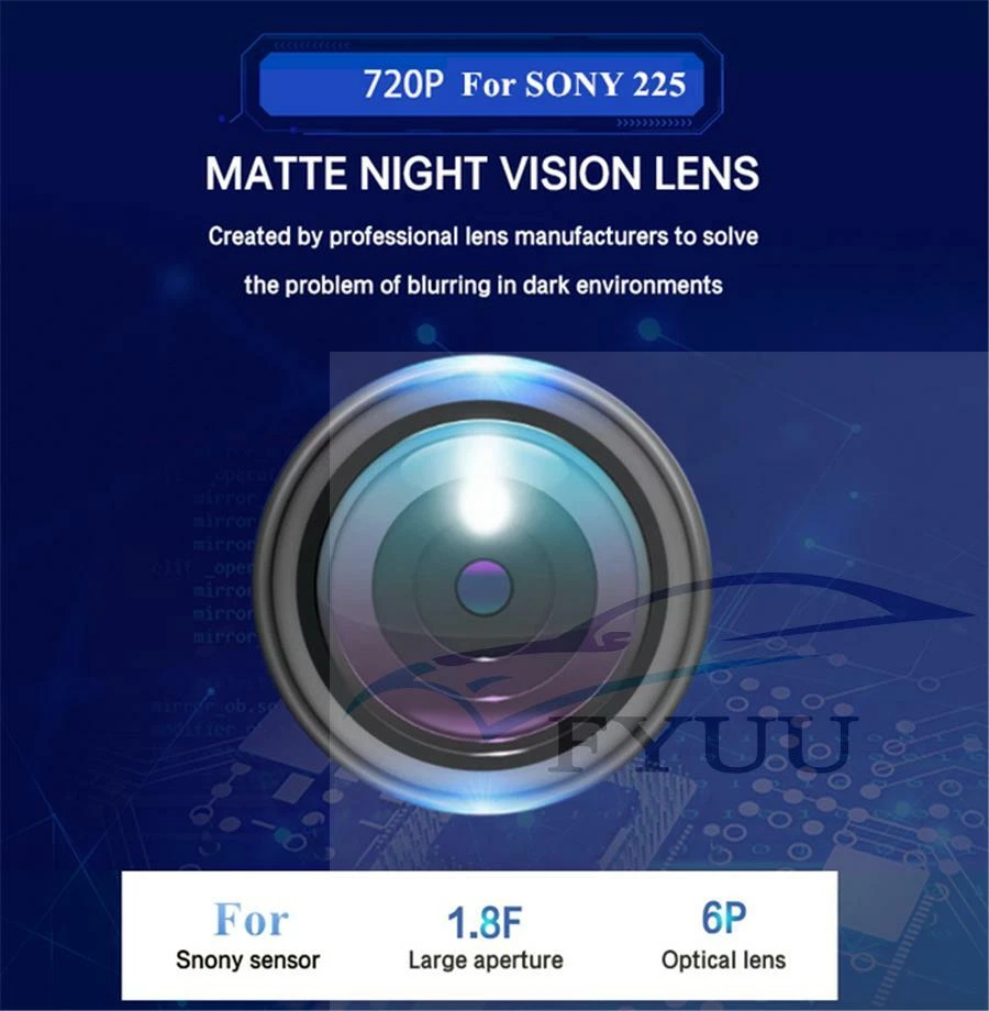 360 Camera Car Bird View System 4 Camera Rear Front Left Right for Android Radio - Image 4 of 4