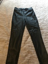 Black PU Leggings Size Small