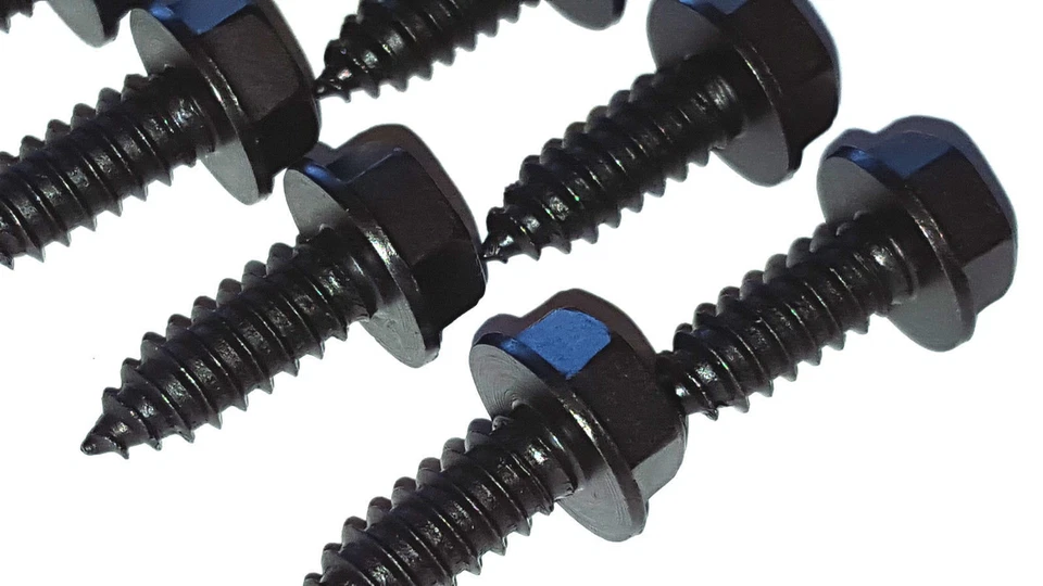 Решетка крыла кузова Ford заводская правильная болт 5/16-12 с резьбовым наконечником 10 шт KC - Изображение 2 из 4