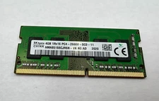 SKhynix 4GB 1Rx16 PC4-2666V-SC0-11 HMA851S6CJR6N-VK N0 AD Laptop RAM Memory