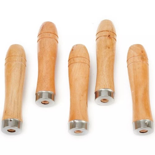 5Pcs Wooden File Handle Replacement Strong Metal Collar For File Craft Tools - Picture 6 of 14