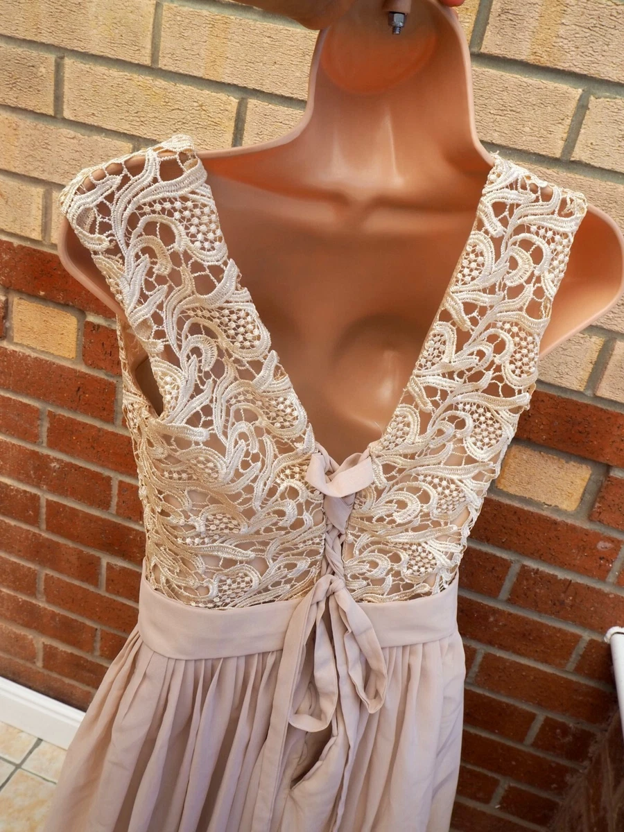 Beige lace dress outlet