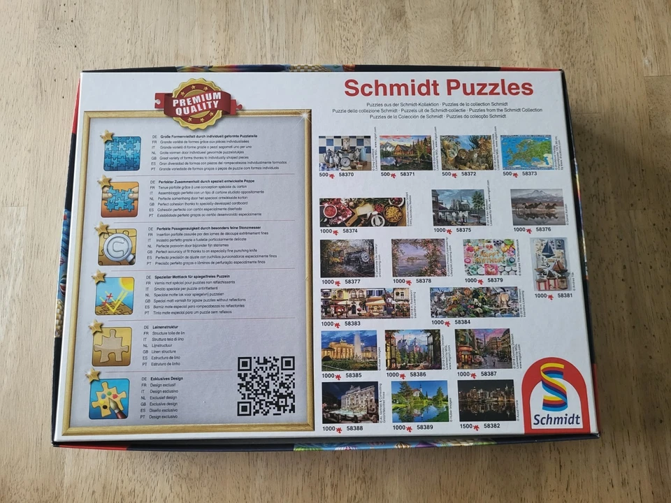Schmidt Balloons Premium Quality Jigsaw Puzzle (999 Piece) 1 Piece Missing! - Image 2 of 3